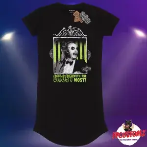 LADIES DRESS TEE FRONT Retro and Geek Merchandise | FPCustomz
