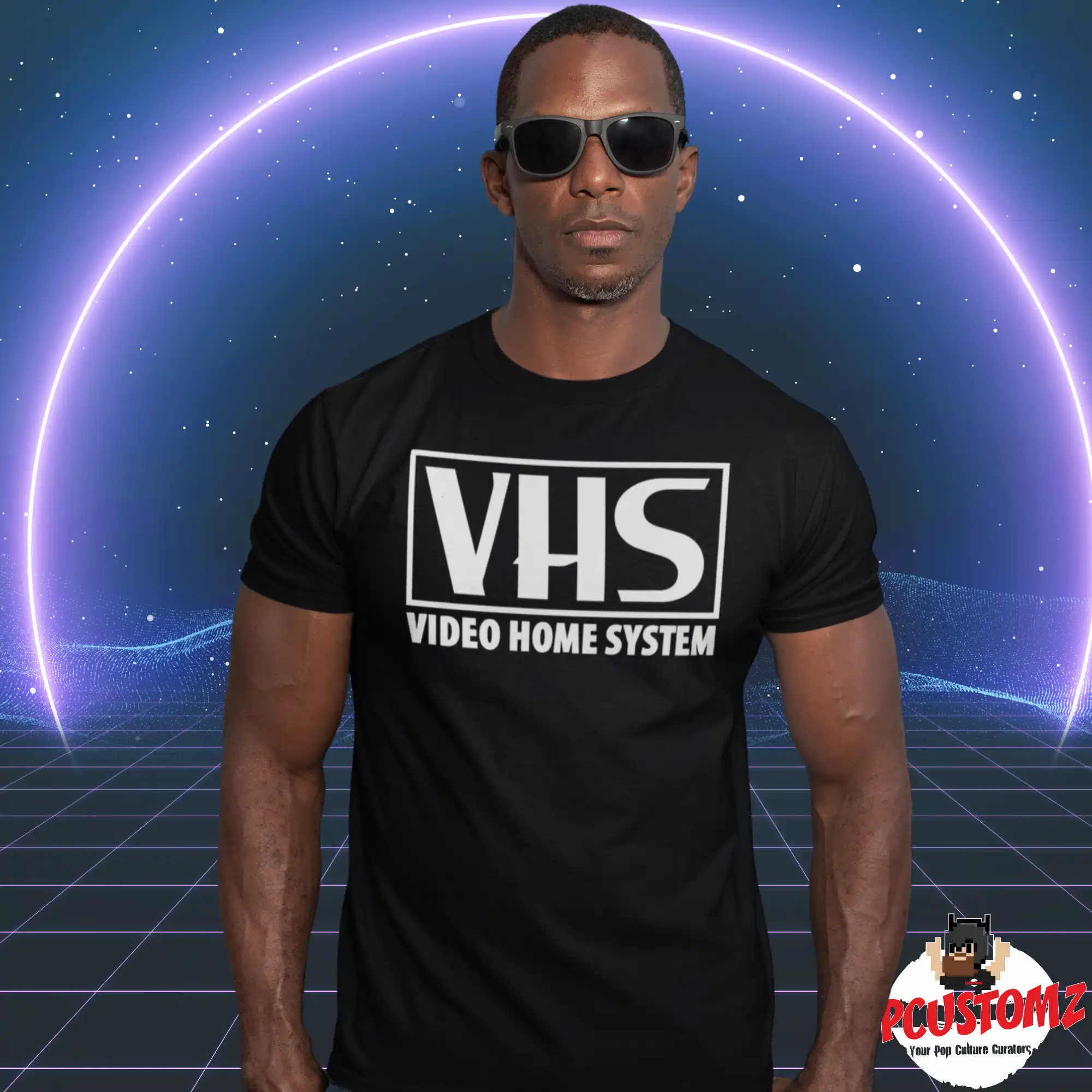 RETRO VHS TEE BLACK RETRO VHS TEE BLACK Retro and Geek Merchandise | FPCustomz