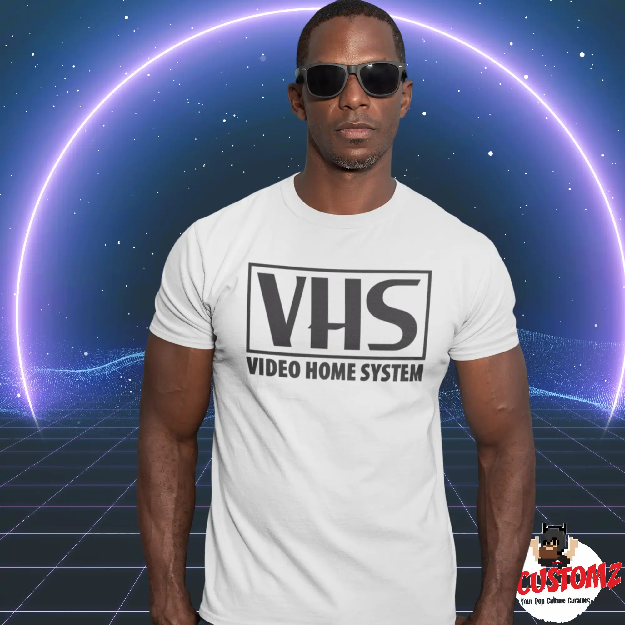 RETRO VHS TEE WHITE RETRO VHS TEE WHITE Retro and Geek Merchandise | FPCustomz