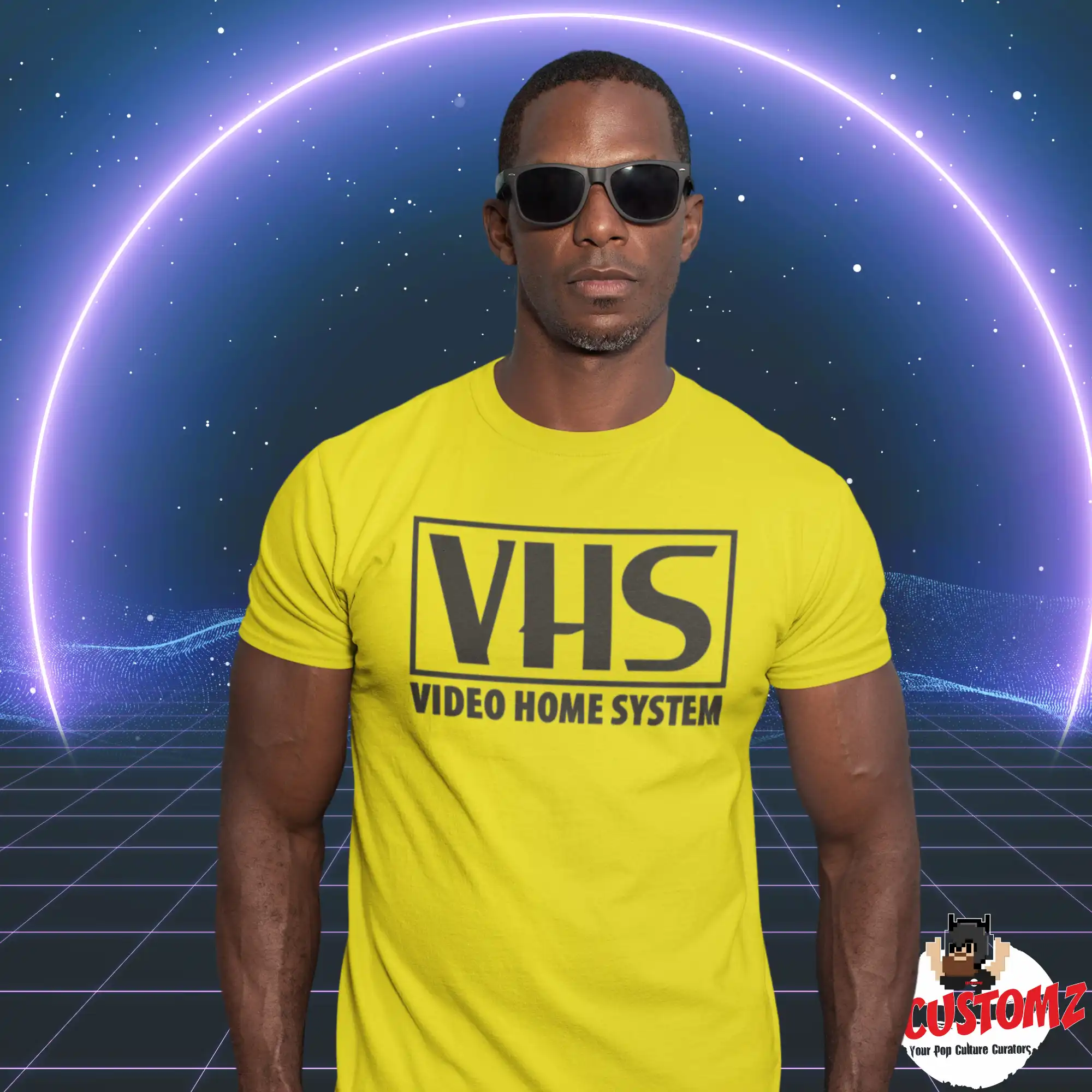 RETRO VHS TEE YELLOW RETRO VHS TEE YELLOW Retro and Geek Merchandise | FPCustomz