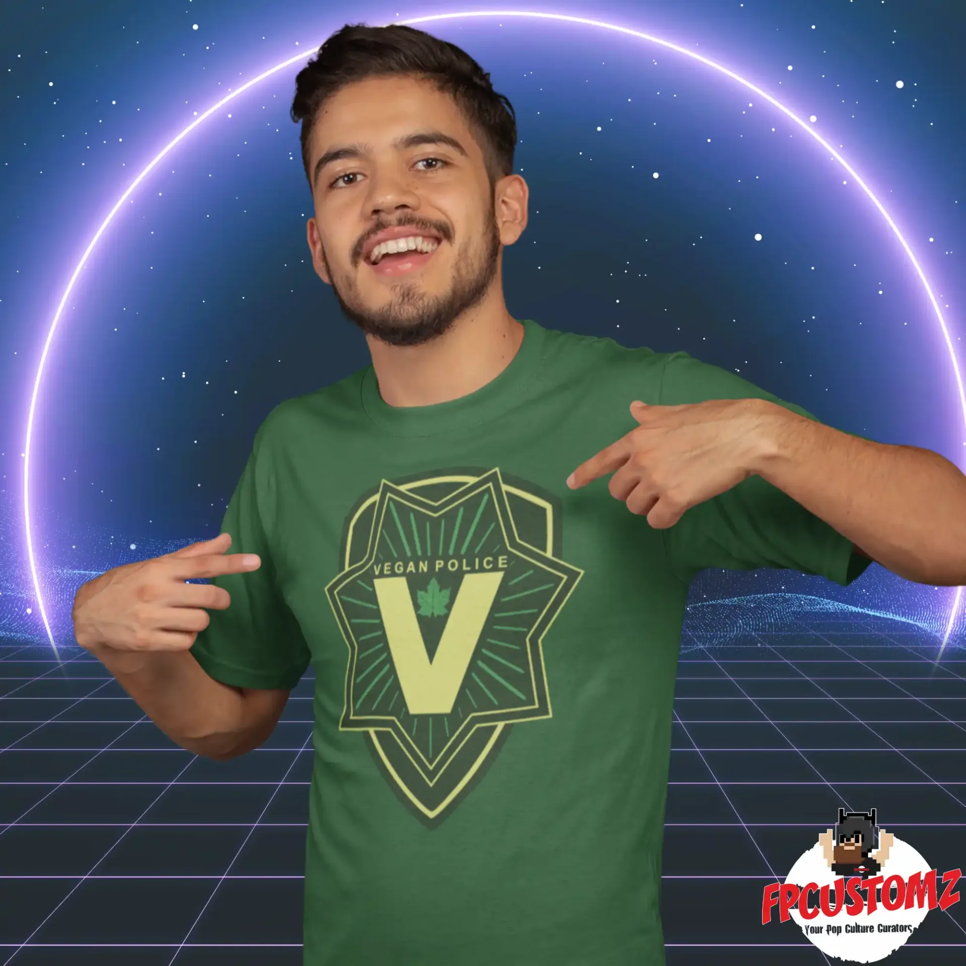 VEGAN POLICE BOTTLE GREEN VEGAN POLICE BOTTLE GREEN scaled Retro and Geek Merchandise | FPCustomz